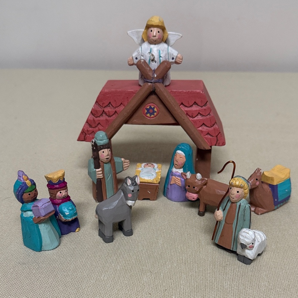 Rustic Natvity set